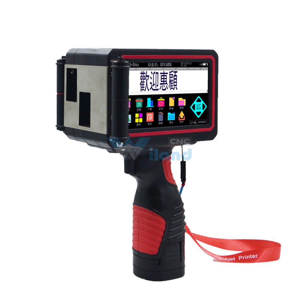Handheld Inkjet Printer For Carton Plastic Bag Wooden Box Woven Bag Steel Plate Date Batch Number Coding